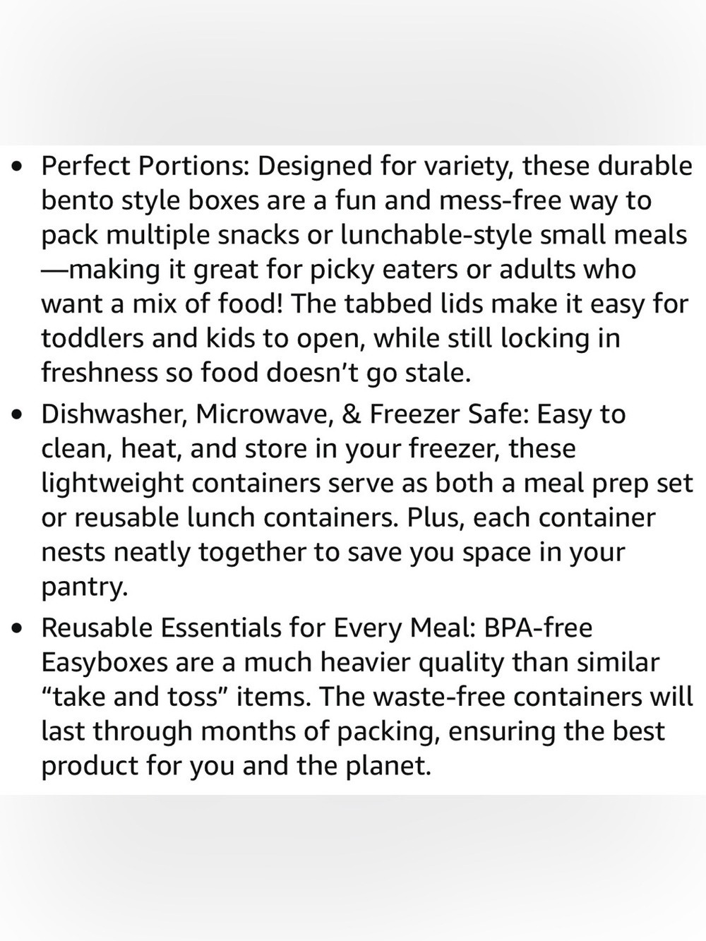 Bentgo Easyboxes 4-Compartment Snack Containers - 4 with Multi Color Lids NWOT - Picture 9 of 10